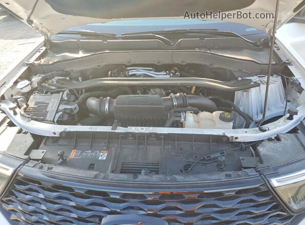 1FM5K8GC2NGA24454 2022 FORD EXPLORER White ძრავის განყოფილების ხედი