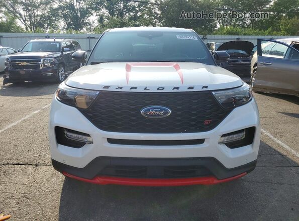 1FM5K8GC2NGA24454 2022 FORD EXPLORER White წინა ხედი