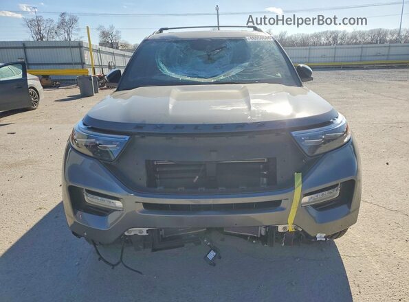 1FM5K8GC2RGA16358 2024 FORD EXPLORER Gray Դիմացի տեսք