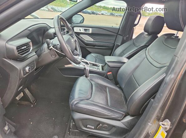 1FM5K8GC3LGA02783 2020 FORD EXPLORER Серый Вид салона спереди