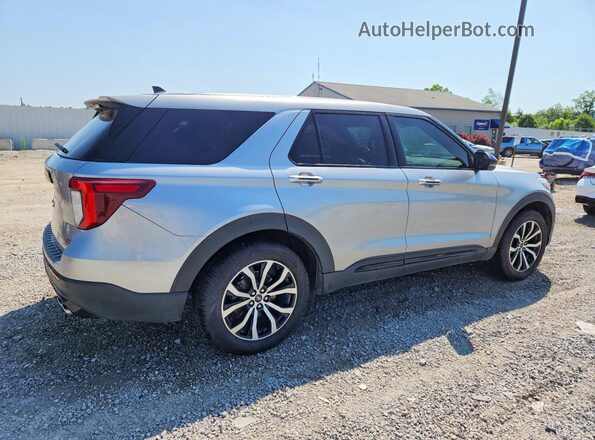 1FM5K8GC3MGB24934 2021 FORD EXPLORER Silver Rear right