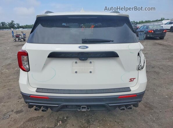 1FM5K8GC3MGC41395 2021 FORD EXPLORER White Rear view