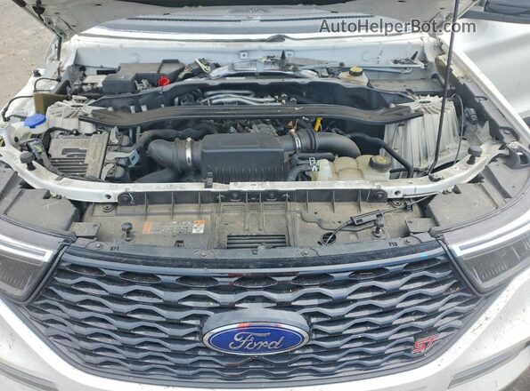 1FM5K8GC3MGC41395 2021 FORD EXPLORER White Engine compartment view