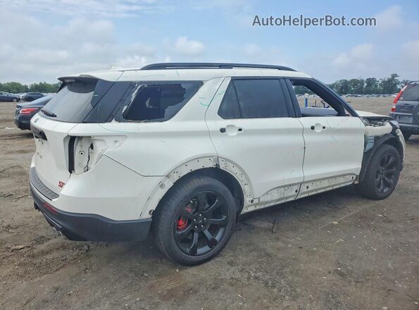 1FM5K8GC3MGC41395 2021 FORD EXPLORER White Rear right