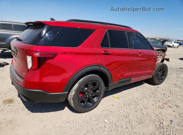 1FM5K8GC3NGA17772 2022 FORD EXPLORER Burgundy Rear right