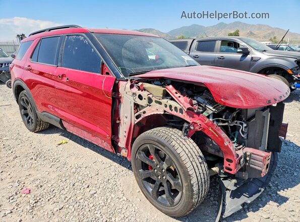 1FM5K8GC3NGA17772 2022 FORD EXPLORER Burgundy Front right