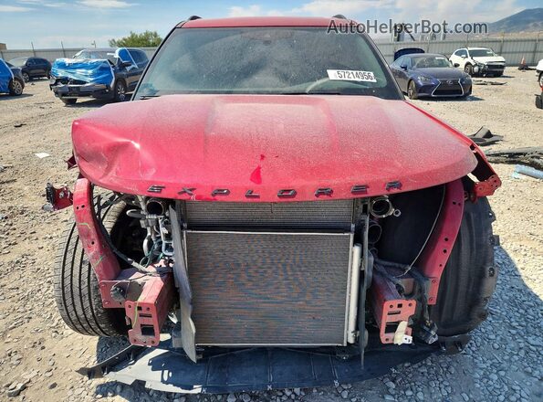 1FM5K8GC3NGA17772 2022 FORD EXPLORER Burgundy Front view