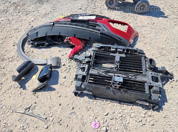 1FM5K8GC3NGA17772 2022 FORD EXPLORER Burgundy Engine compartment view