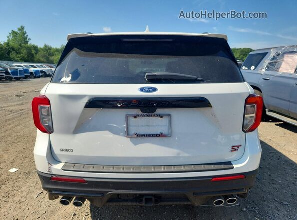 1FM5K8GC4LGA17762 2020 FORD EXPLORER White Widok z tyłu