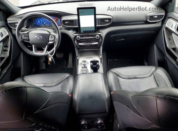 1FM5K8GC4MGB70949 2021 FORD EXPLORER Gray Vista del salpicadero