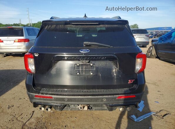 1FM5K8GC5LGA51953 2020 FORD EXPLORER Black Rear view