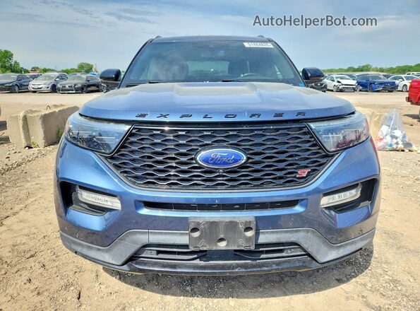 1FM5K8GC5LGA54139 2020 FORD EXPLORER Blue Widok z przodu