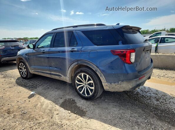 1FM5K8GC5LGA54139 2020 FORD EXPLORER Blue Tył lewy
