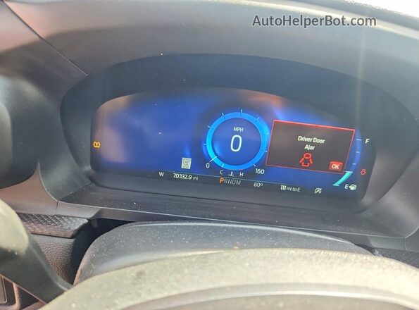 1FM5K8GC5LGA54139 2020 FORD EXPLORER Blue Widok zestawu wskaźników