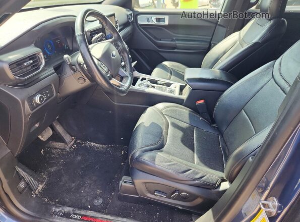 1FM5K8GC5LGA54139 2020 FORD EXPLORER Blue Widok wnętrza z przodu