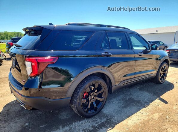 1FM5K8GC5MGA69175 2021 FORD EXPLORER Black Trasero derecho