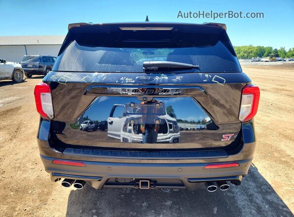 1FM5K8GC5MGA69175 2021 FORD EXPLORER Black Vista trasera