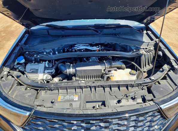 1FM5K8GC5MGA69175 2021 FORD EXPLORER Black Vista del compartimento del motor