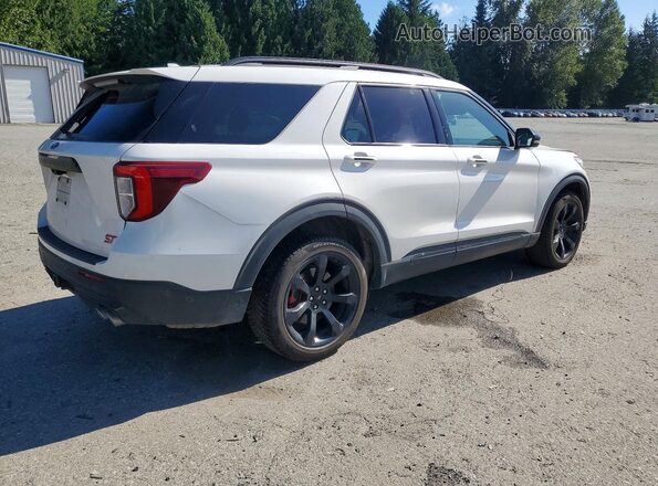 1FM5K8GC5NGA06191 2022 FORD EXPLORER White Trasero derecho