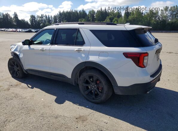1FM5K8GC5NGA06191 2022 FORD EXPLORER White Trasero izquierdo