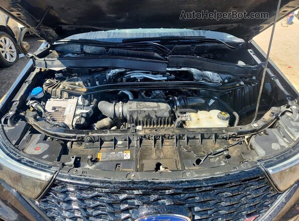 1FM5K8GC6LGA17150 2020 FORD EXPLORER Черный Вид подкапотного пространства