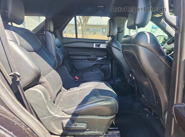 1FM5K8GC6LGA17150 2020 FORD EXPLORER Черный Вид задней части салона