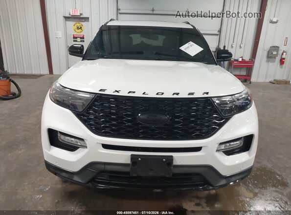 1FM5K8GC6LGB41516 2020 FORD EXPLORER White Vista del cuadro de instrumentos