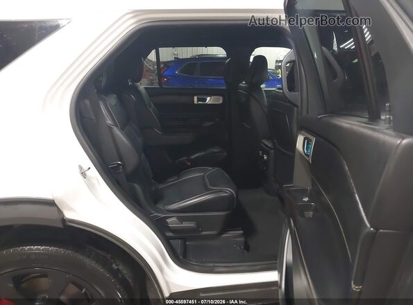 1FM5K8GC6LGB41516 2020 FORD EXPLORER White Vista de la etiqueta del VIN