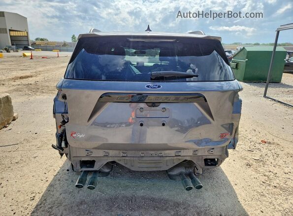 1FM5K8GC6MGC48986 2021 FORD EXPLORER Gray Widok z tyłu