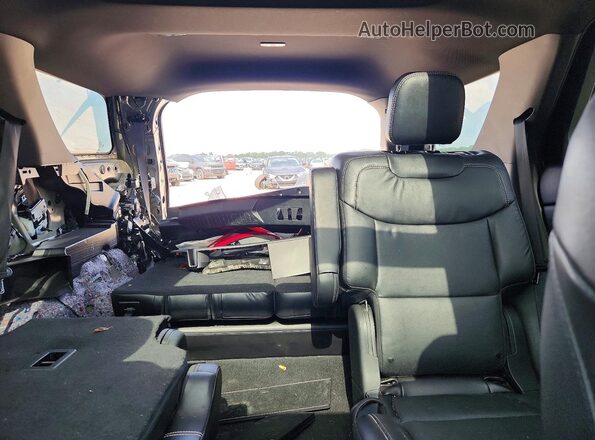 1FM5K8GC6MGC48986 2021 FORD EXPLORER Gray Widok tylnych siedzeń