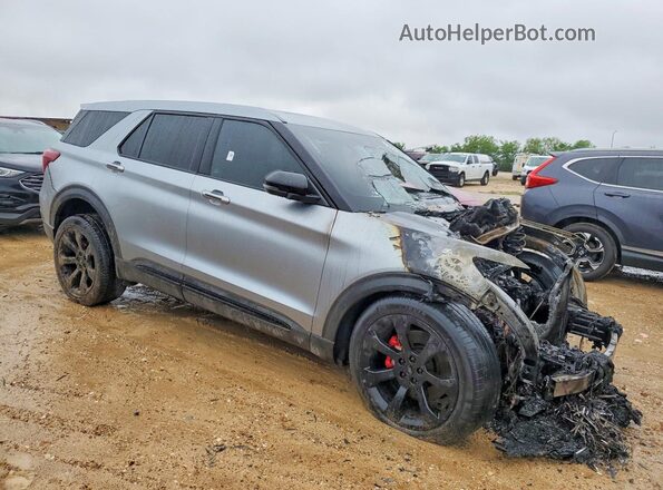 1FM5K8GC6NGA93826 2022 FORD EXPLORER Gray Front right