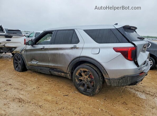1FM5K8GC6NGA93826 2022 FORD EXPLORER Gray Rear left