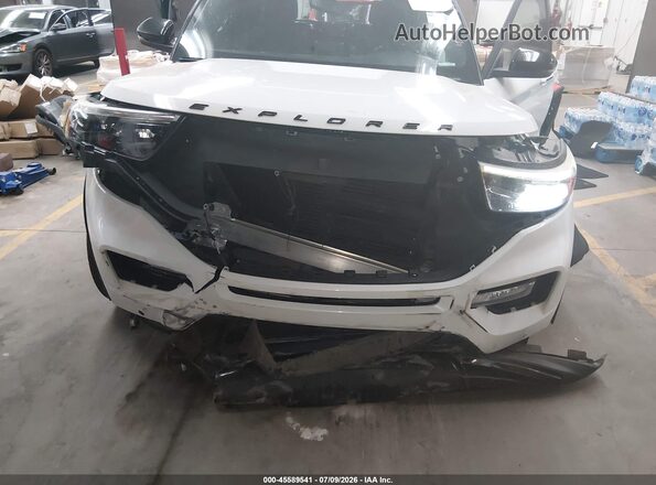 1FM5K8GC7LGA92858 2020 FORD EXPLORER White Vista frontal