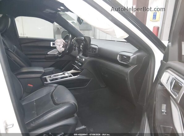 1FM5K8GC7LGA92858 2020 FORD EXPLORER White Vista interior delantera