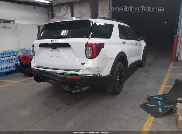1FM5K8GC7LGA92858 2020 FORD EXPLORER White Trasero derecho