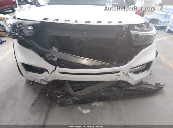 1FM5K8GC7LGA92858 2020 FORD EXPLORER White Vista del cuadro de instrumentos