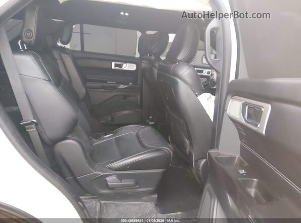 1FM5K8GC7LGA92858 2020 FORD EXPLORER White Vista de la etiqueta del VIN