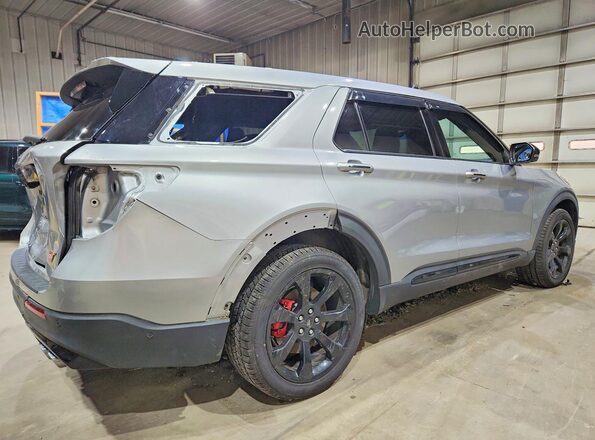 1FM5K8GC7MGA41698 2021 FORD EXPLORER Silver უკანა მარჯვენა