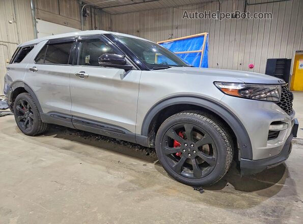 1FM5K8GC7MGA41698 2021 FORD EXPLORER Silver წინა მარჯვენა