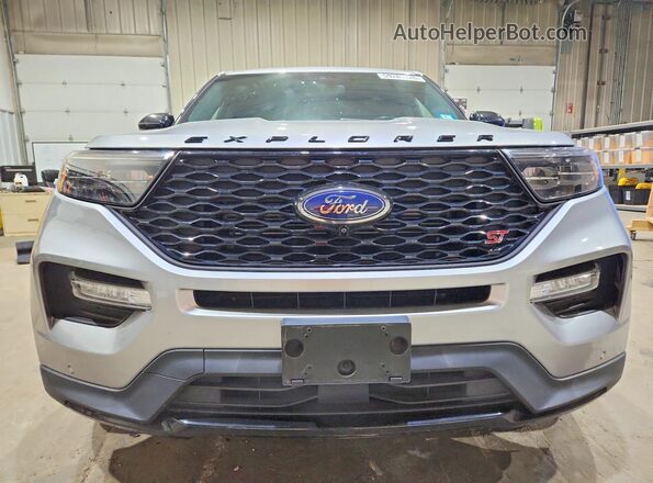 1FM5K8GC7MGA41698 2021 FORD EXPLORER Silver წინა ხედი