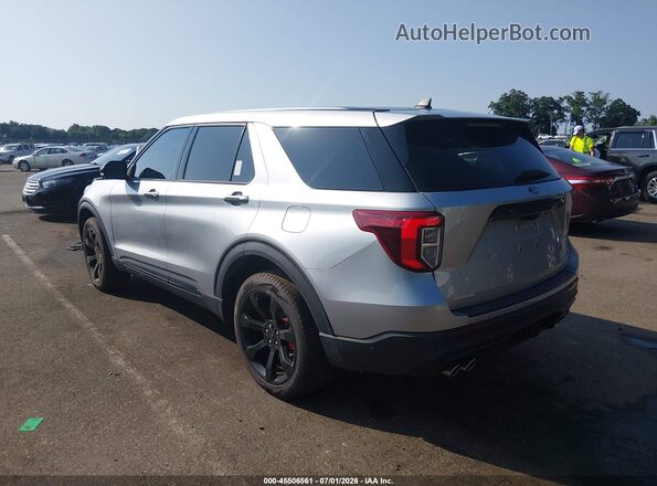 1FM5K8GC7NGA72239 2022 FORD EXPLORER Silver Trasero izquierdo