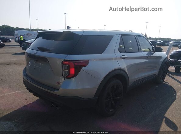 1FM5K8GC7NGA72239 2022 FORD EXPLORER Silver Trasero derecho