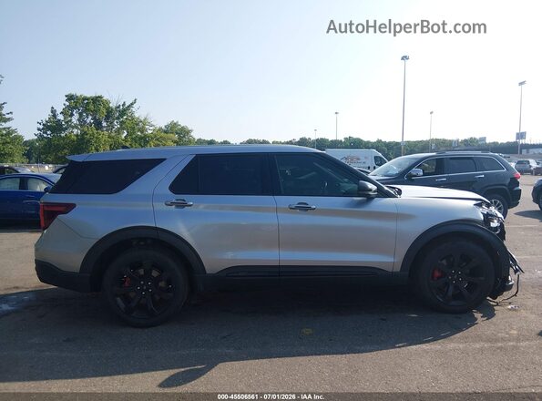 1FM5K8GC7NGA72239 2022 FORD EXPLORER Silver Vista interior trasera