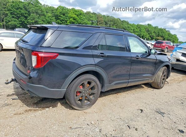 1FM5K8GC7NGB89299 2022 FORD EXPLORER Black Tył prawy