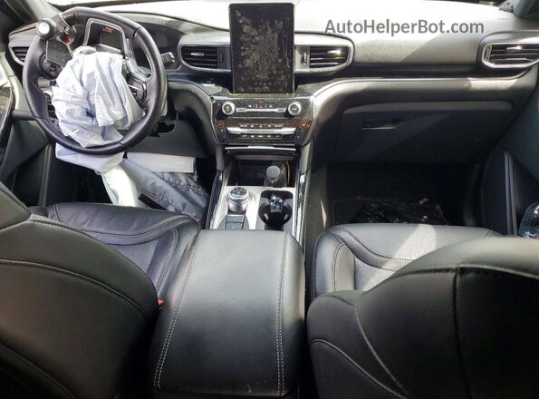 1FM5K8GC7NGB89299 2022 FORD EXPLORER Black Widok deski rozdzielczej