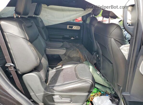 1FM5K8GC7NGB89299 2022 FORD EXPLORER Black Widok wnętrza z tyłu