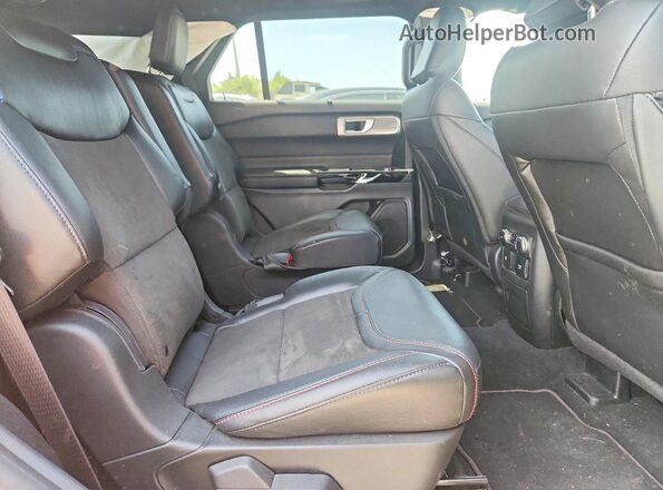 1FM5K8GC7NGC13682 2022 FORD EXPLORER Gray Вид задньої частини салону