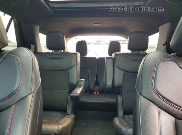 1FM5K8GC7PGA00041 2023 FORD EXPLORER Black Widok tylnych siedzeń