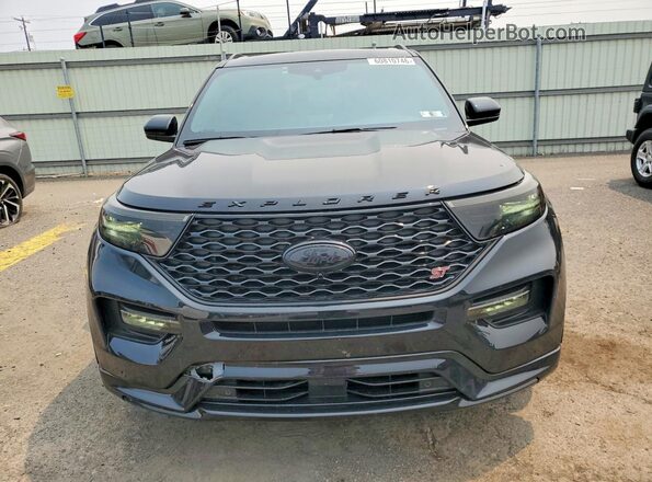 1FM5K8GC7PGA00041 2023 FORD EXPLORER Black Widok z przodu