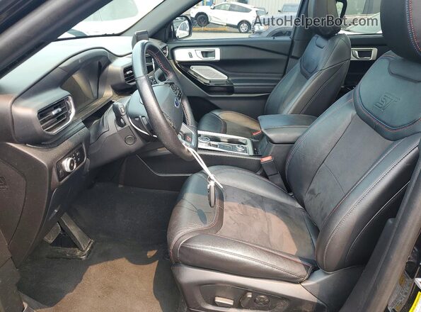 1FM5K8GC7PGA00041 2023 FORD EXPLORER Black Widok wnętrza z przodu